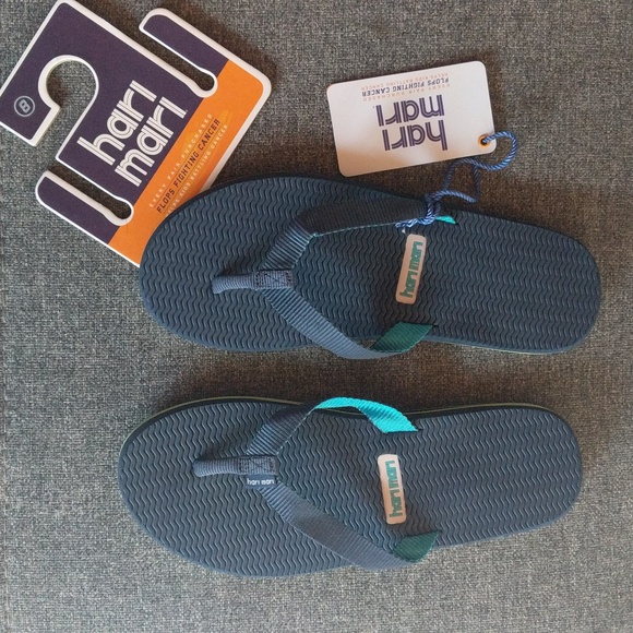 NWT Hari Mari Women's Slippers/ Dunes Navy - Picture 14 of 14